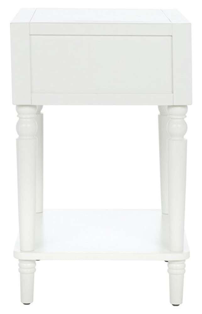 Safavieh - Siobhan Accent Table Wstorage Drw - Off White - AMH6611A veiw 4