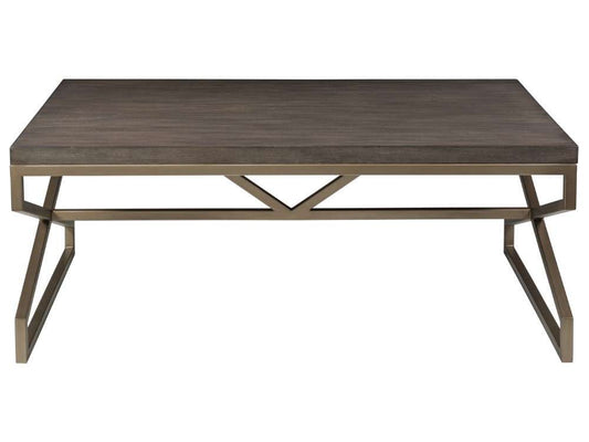 Artistica Home - Cohesion Program Edict Rectangular Cocktail Table - Warm Medium Brown - 01-2088-945-39 veiw 2