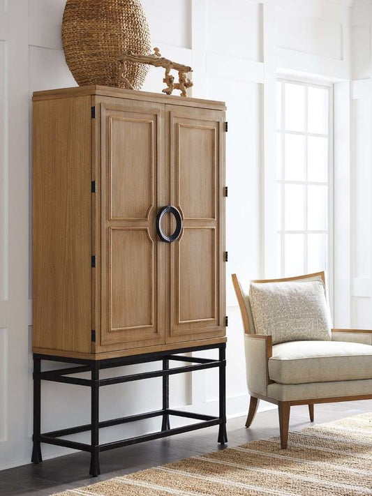 Barclay Butera - Jade Bar/Chest On Stand Light Brown - 01-0920-976C veiw 2