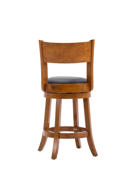Boraam - 24in Palmetto Swivel Stool in Fruitwood - 45124 veiw 2