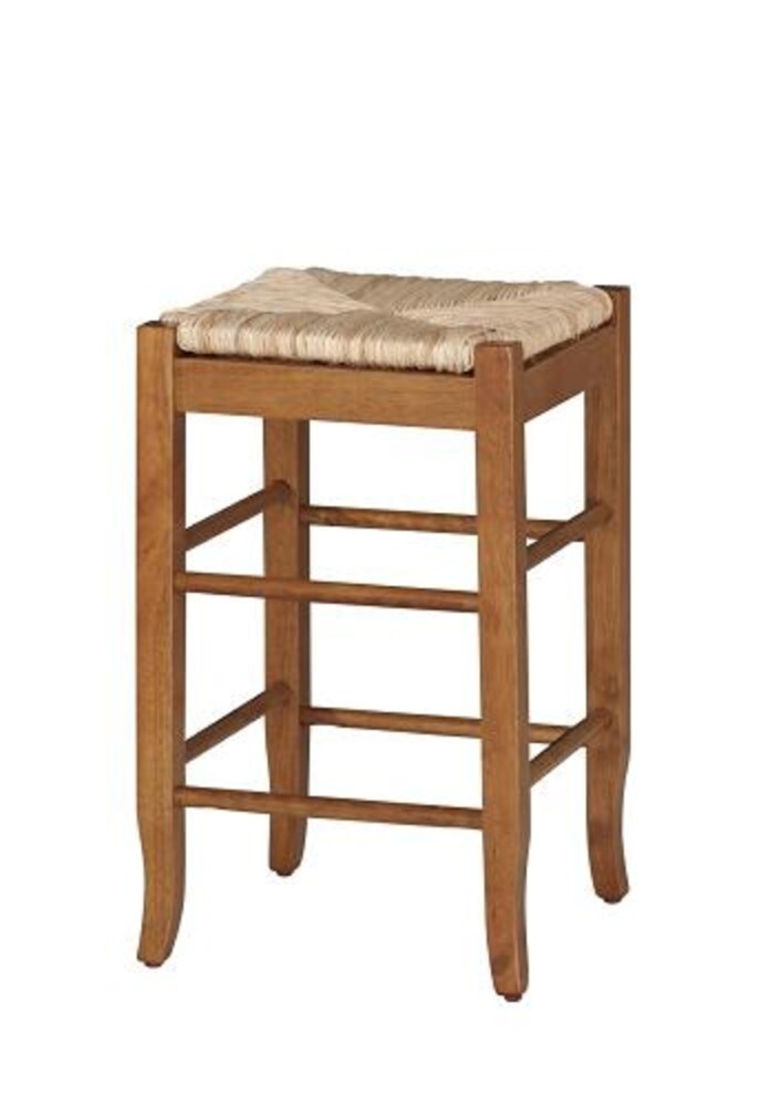 Boraam - 24in Sq Rush Stool in Oak - 94124 veiw 2