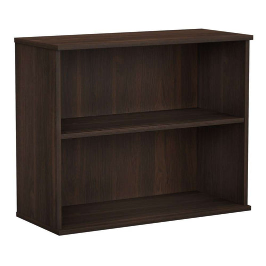 Bush Furniture - Hybrid Small 2 Shelf Bookcase in Black Walnut - HY3036BW-Z veiw 2