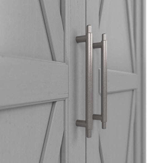 Bush Furniture - Key West Bathroom Storage Cabinet with Doors in Cape Cod Gray - KWS266CG-Z1 veiw 2