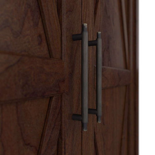 Bush Furniture - Key West Kitchen Pantry Cabinet in Bing Cherry - KWS266BC-Z veiw 2