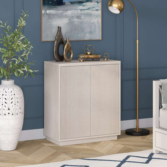 Hudson & Canal - Alston 28in Wide Rectangular Accent Cabinet in Alder White - AC1907 veiw 2