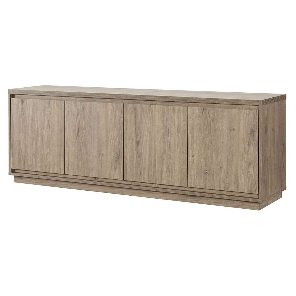 Hudson & Canal - Presque Rectangular TV Stand for TVs up to 75in in Gray - TV1857 veiw 4