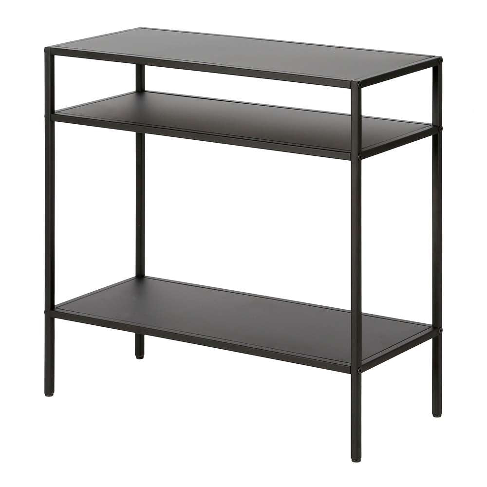 Hudson & Canal - Ricardo 24in Wide Rectangular Side Table in Blackened Bronze - ST0513 veiw 4