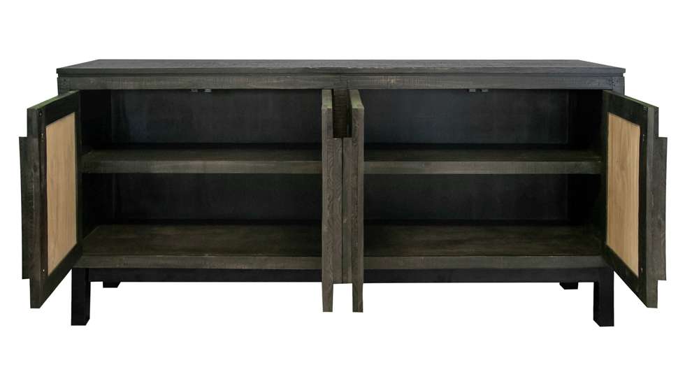 IFD - Cosala 4 Doors, Console w/ Black Finish - IFD8081CNSBK veiw 4