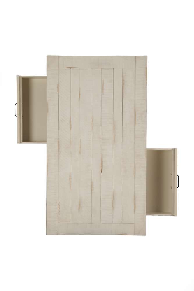 Martin Svensson Home - Rustic Coffee Table, Antique White - 890123 veiw 5