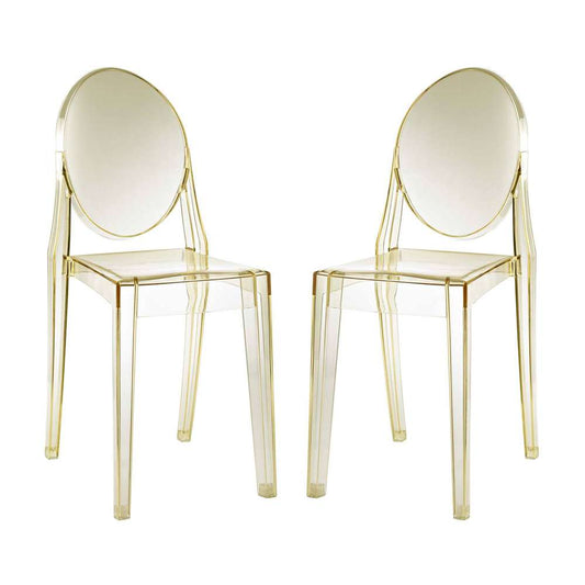 Modway - Casper Dining Chairs (Set of 2) - EEI-906-YLW veiw 2