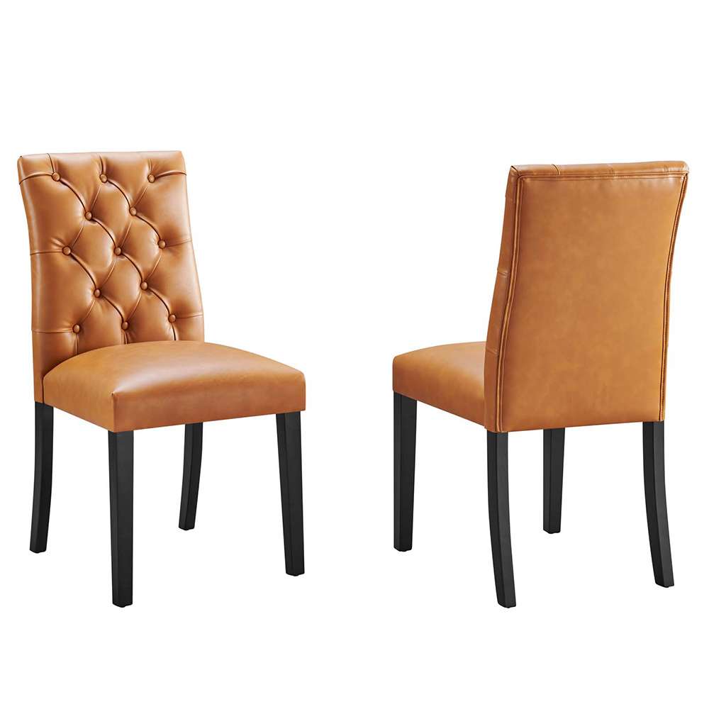 Modway - Duchess Dining Chair Vinyl (Set of 2) - EEI-3472-TAN veiw 1