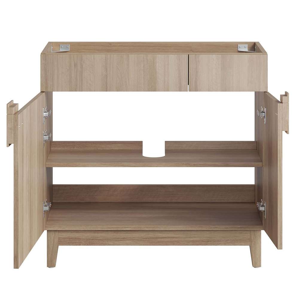Modway - Miles 36in Bathroom Vanity Cabinet (Sink Basin Not Included) - EEI-6400-OAK veiw 6