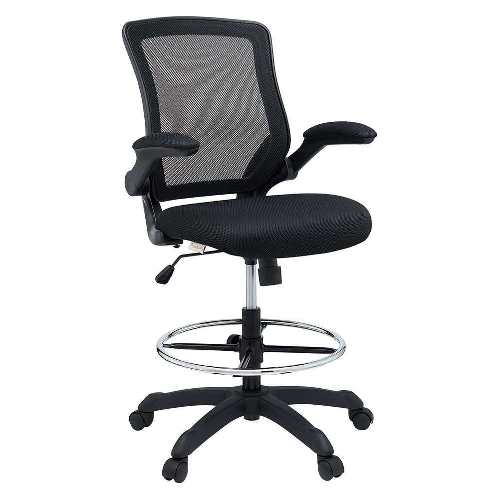 Modway - Veer Drafting Chair - EEI-1423-BLK veiw 1