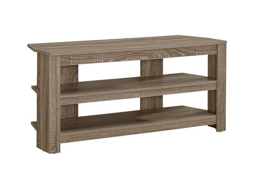 Monarch Specialties - Tv Stand, 42 Inch, Console, Media Entertainment Center, Storage Shelves, Living Room, Bedroom, Laminate, Brown, Contemporary, Modern - I-2569 veiw 2