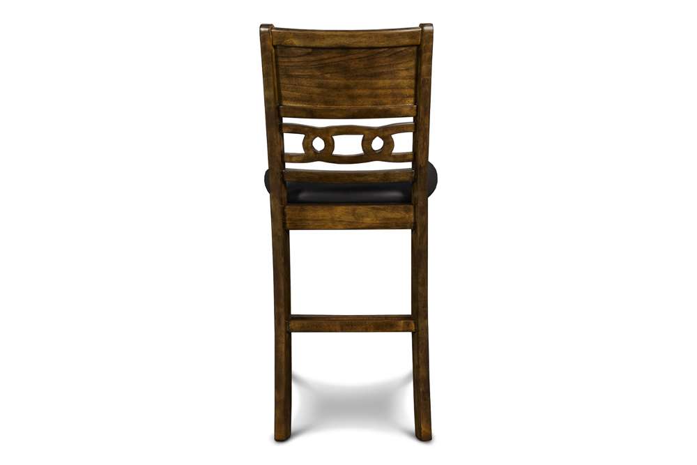New Classic Furniture - Gia 42in Counter Drop Leaf Table With 2 Chairs-Brown - D1701-42S-BRN veiw 8