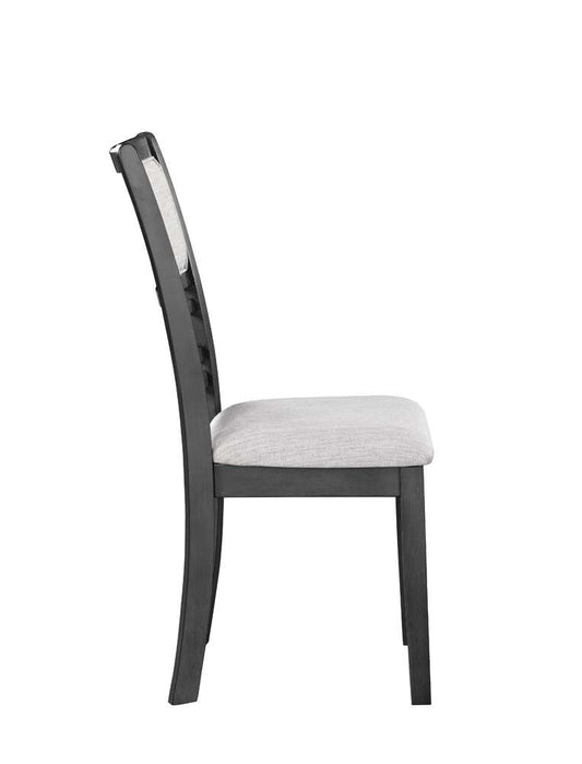 New Classic Furniture - Gia Dining Chairs (Set of 2) -Gray - D1701-20-GRY veiw 2