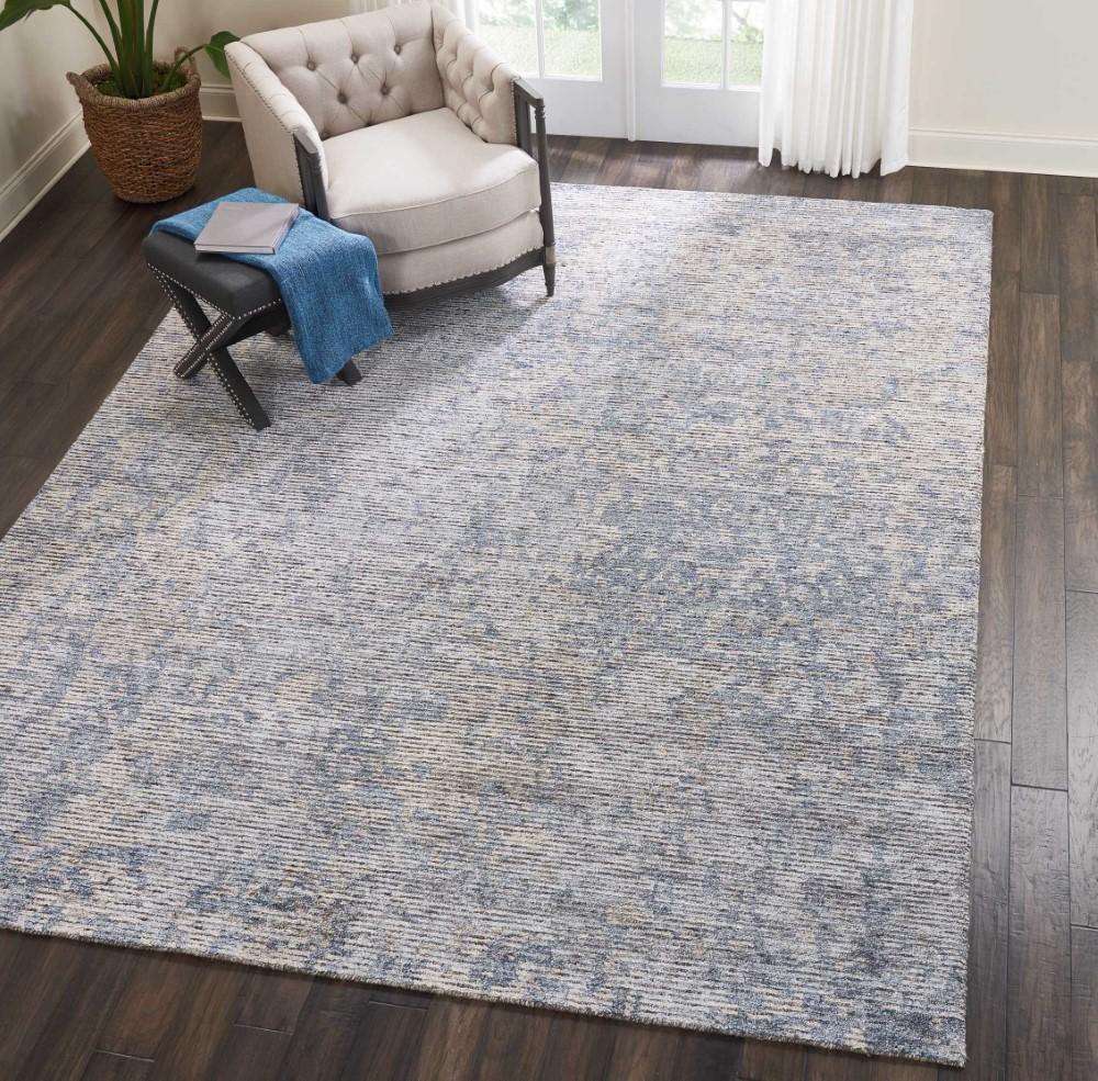 Nourison - Ellora ELL04 Grey 99in x 139in Oversized Handmade Rug - ELL04-99446385048 veiw 2