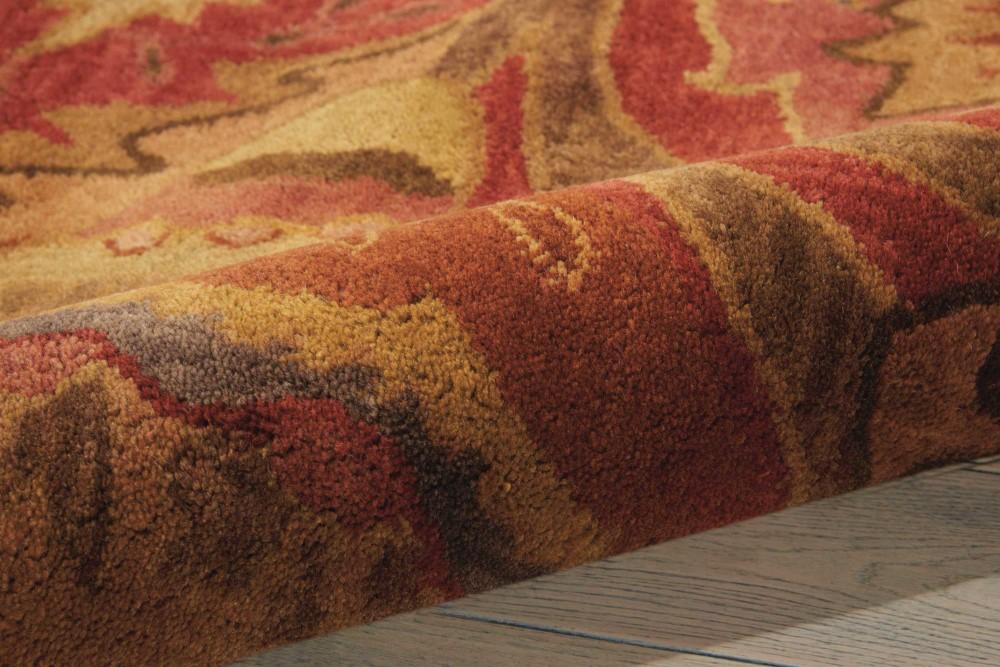 Nourison - Jaipur JA43 Red Multicolor 79in x 99in Rug - JA43-99446113061_CLOSEOUT veiw 2