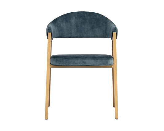 Sunpan - Ikon Burgos Dining Armchair - Nono Petrol - 108484 veiw 2