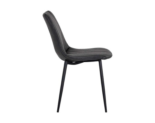 Sunpan - Drew Dining Chair - Black - Bravo Portabella (Set Of 2) - 104962 veiw 2