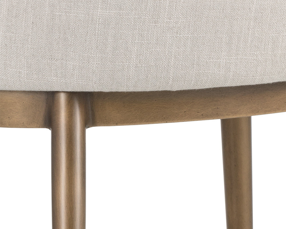 Sunpan - Irongate Franklin Dining Armchair - Beige Linen - 103197 view 6