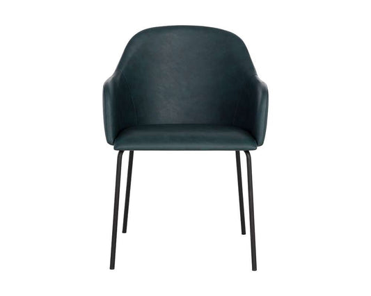 Sunpan - Junction Hensley Dining Armchair - Dark Teal - 109250 veiw 2