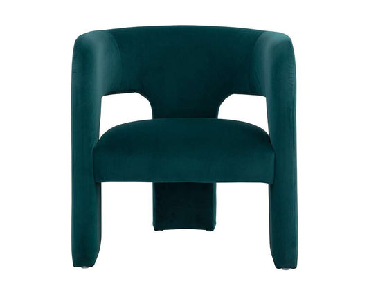 Sunpan - Isidore Lounge Chair - Meg Teal - 109721 veiw 2