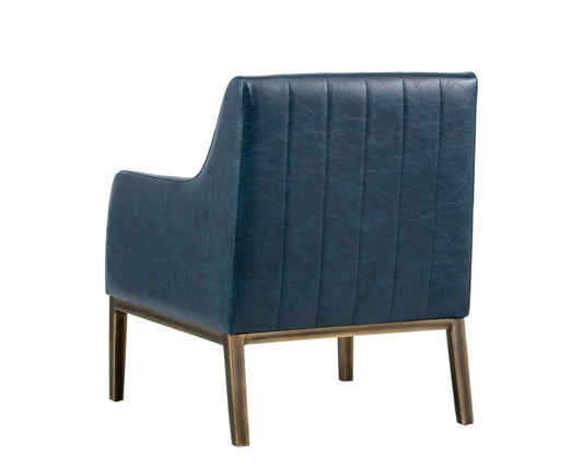 Sunpan - Irongate Wolfe Lounge Chair - Vintage Blue - 102580 veiw 2