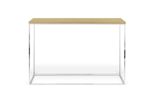 TEMAHOME - Gleam Console in Oak and Chrome - 9500629471 veiw 2