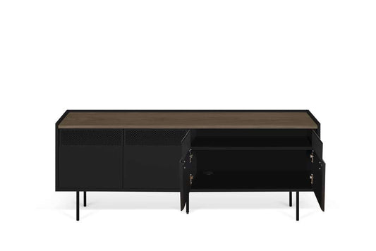 TEMAHOME - Radio TV Table in Walnut / Pure Black - 9500639616 veiw 2