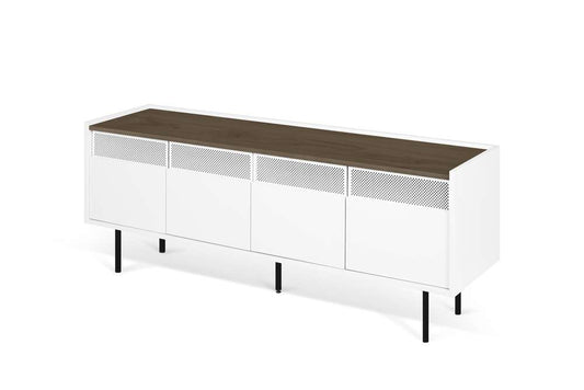 TEMAHOME - Radio TV Table in Walnut / Pure White - 9500639661 veiw 2