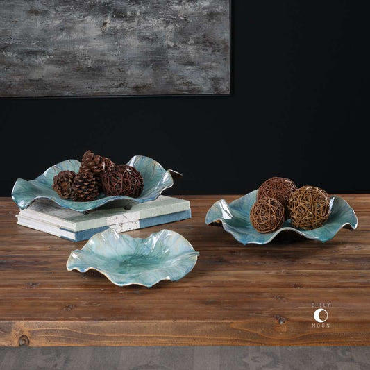 Uttermost - Abella Ceramic Flowers (Set of 3) - 04100 veiw 2