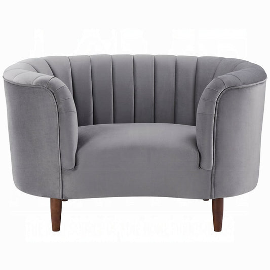 ACME Furniture - Millephri Chair - Gray Velvet - LV00168 view 2