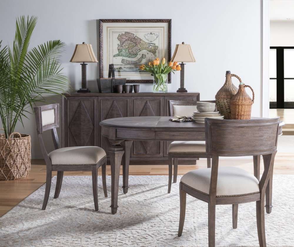 Artistica Home - Cohesion Program Aperitif Round/Oval Dining Table - bleached Mahogany - 01-2000-870-39 veiw 3