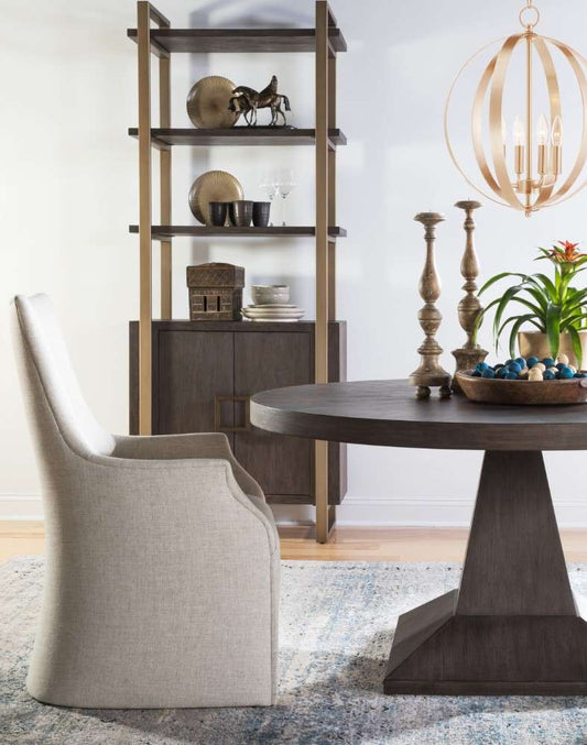 Artistica Home - Cohesion Program Chronicle Round Dining Table - Grigio - 01-2224-870C-41 veiw 2