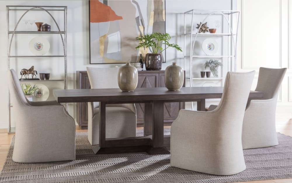 Artistica Home - Cohesion Program Emissary Rectangular Dining Table - Warm medium brown - 01-2223-877C-39 veiw 3