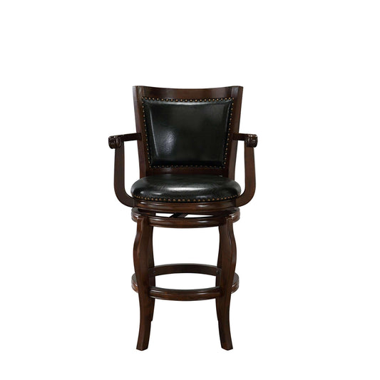 Boraam - 29in Jones Memory Swivel Stool in Cappuccino - 52229 veiw 2