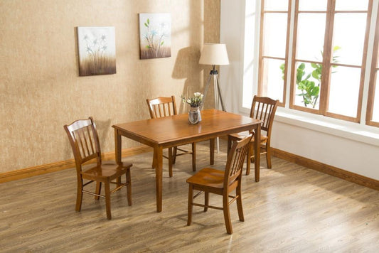 Boraam - 5Pc Shaker Dining Set in Walnut - 81636 veiw 2