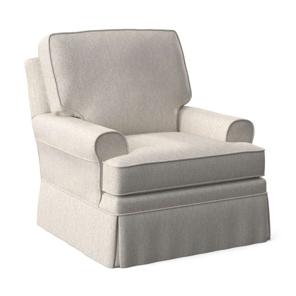 Braxton Culler - Belmont Swivel Glider (White Crypton Performance Fabric) - 621-002XP veiw 1