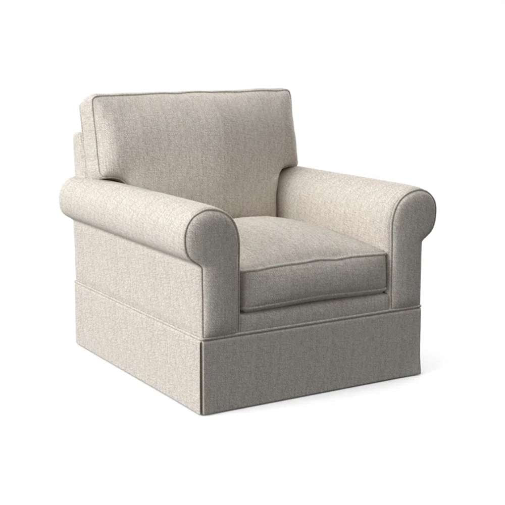 Braxton Culler - Benton Chair (White Crypton Performance Fabric) - 628-101 veiw 1