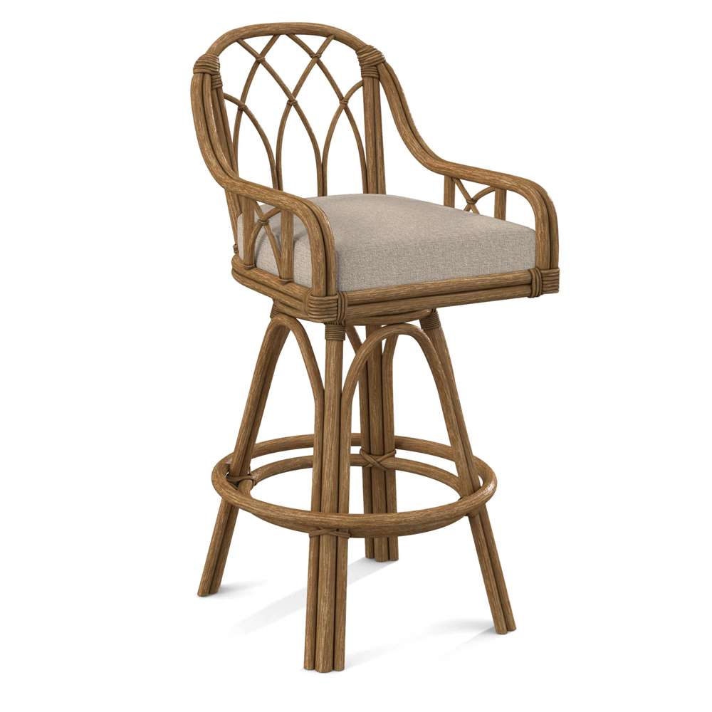 Braxton Culler - Edgewater Bar Stool with Swivel (Beige Crypton Performance Fabric) - 914-003 veiw 1