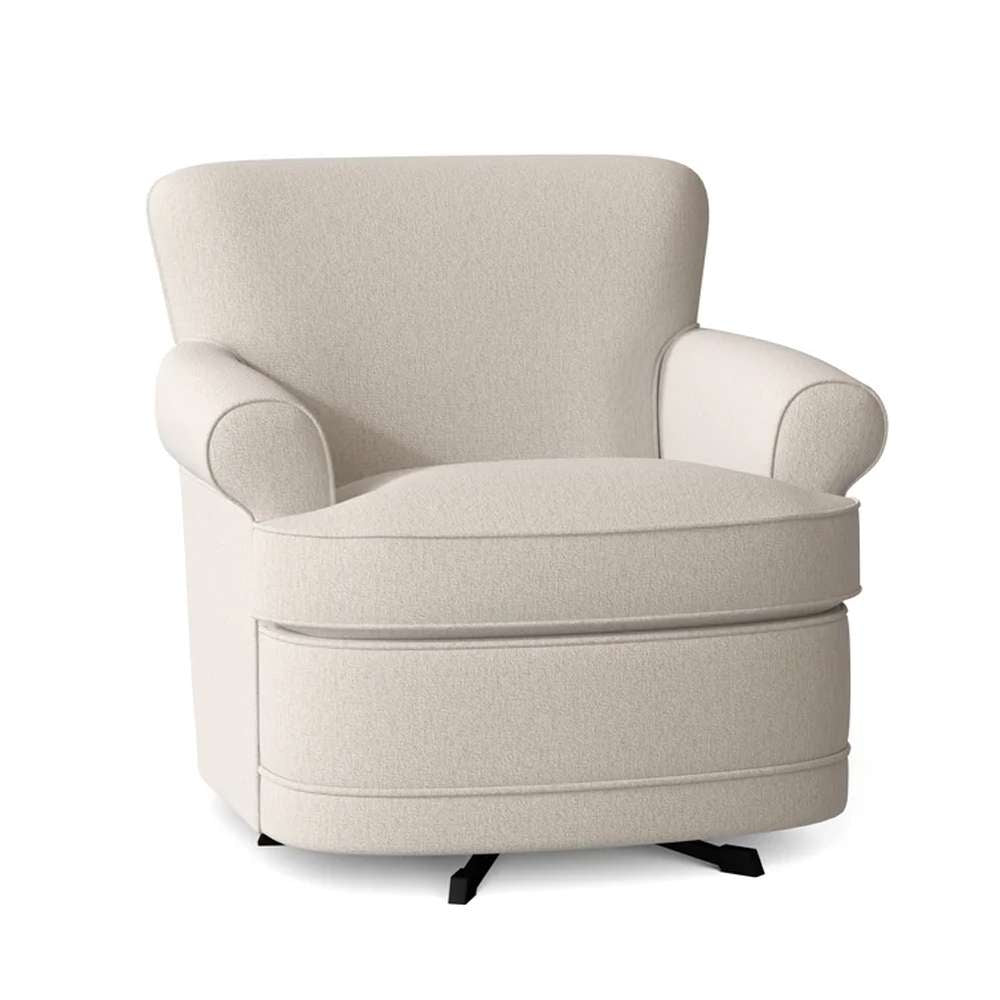 Braxton Culler - Maxton Swivel Chair (White Crypton Performance Fabric) - 634-005 veiw 1