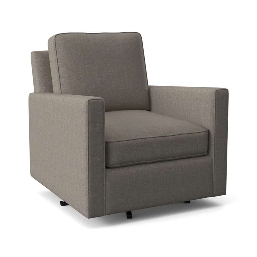 Braxton Culler - Nicklaus Swivel Chair (Brown Crypton Performance Fabric) - 724-005 veiw 1
