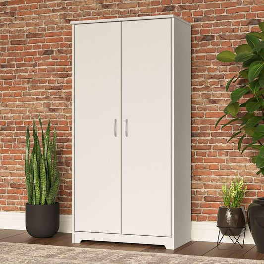 Bush Furniture - Cabot 2 Door Tall Storage in White - WC31999 veiw 2