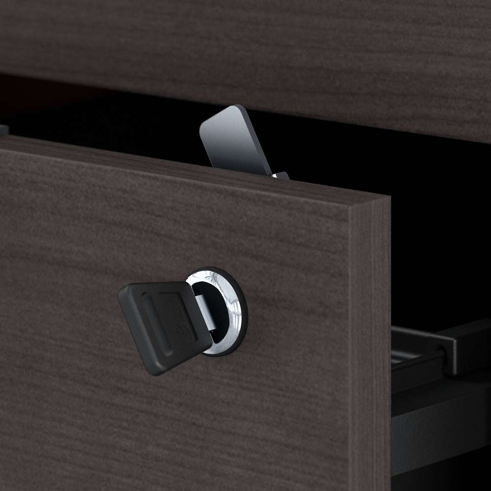 Bush Furniture - Jamestown 2 Drawer File Cabinet in Storm Gray - JTF116SGSU veiw 5