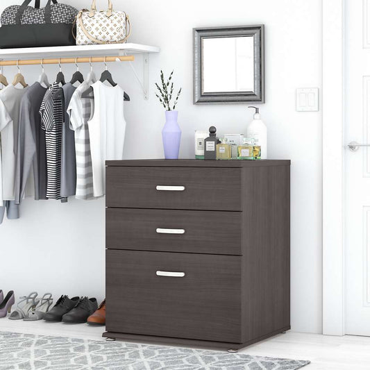 Bush Furniture - Universal Closet Organizer with Drawers in Storm Gray - CLS328SG-Z veiw 2