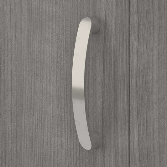 Bush Furniture - Universal Tall Narrow Storage Cabinet with Door and Shelves in Platinum Gray - UNS116PG veiw 2