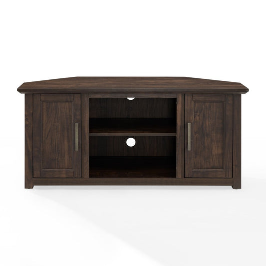 Crosley Furniture - Camden 48in Corner TV Stand Dark Walnut - CF101248-DW veiw 2