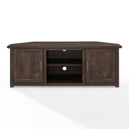Crosley Furniture - Camden 58in Corner TV Stand Dark Walnut - CF101258-DW veiw 2
