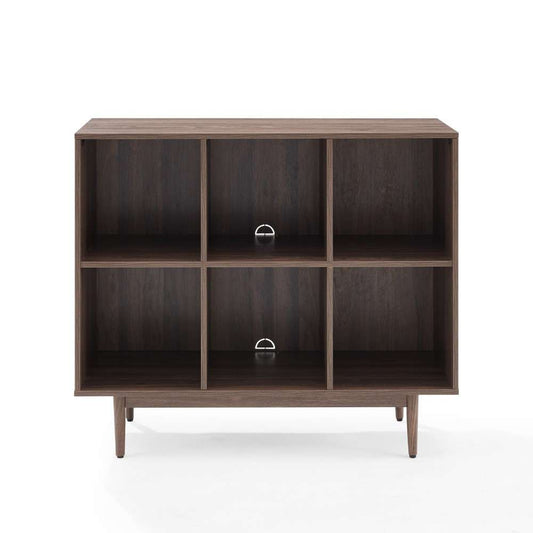 Crosley Furniture - Liam 6 Cube Bookcase Walnut - CF1121-WA veiw 2